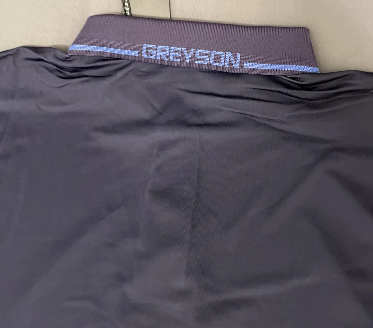 Greyson Golf Shirt Polo Washoe Large Abyss Flamingo Colorblock NWT MSRP $90