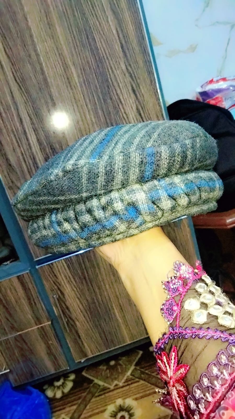 Afghan Pakol With Feather Chitrali Hand Made Pakol Hat Traditional Chitrali Pako