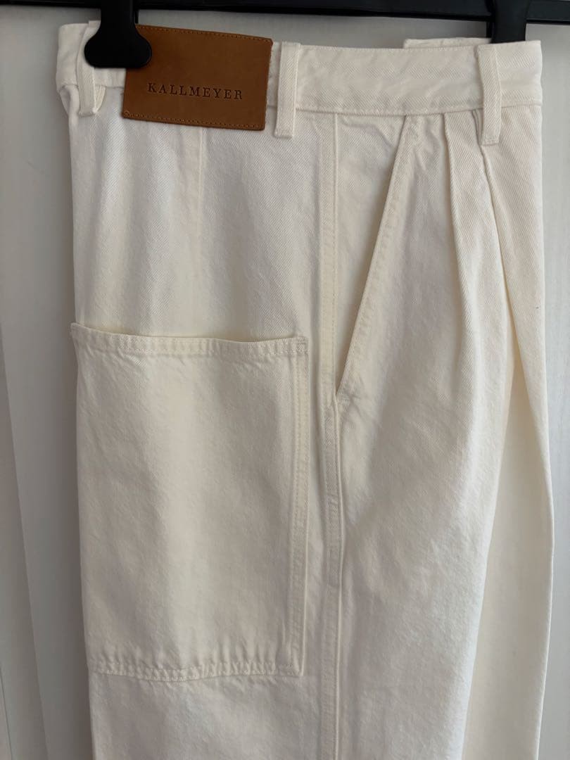 KALLMEYER White Wide Denim Pants Size 38 (11) – Unused with Tags