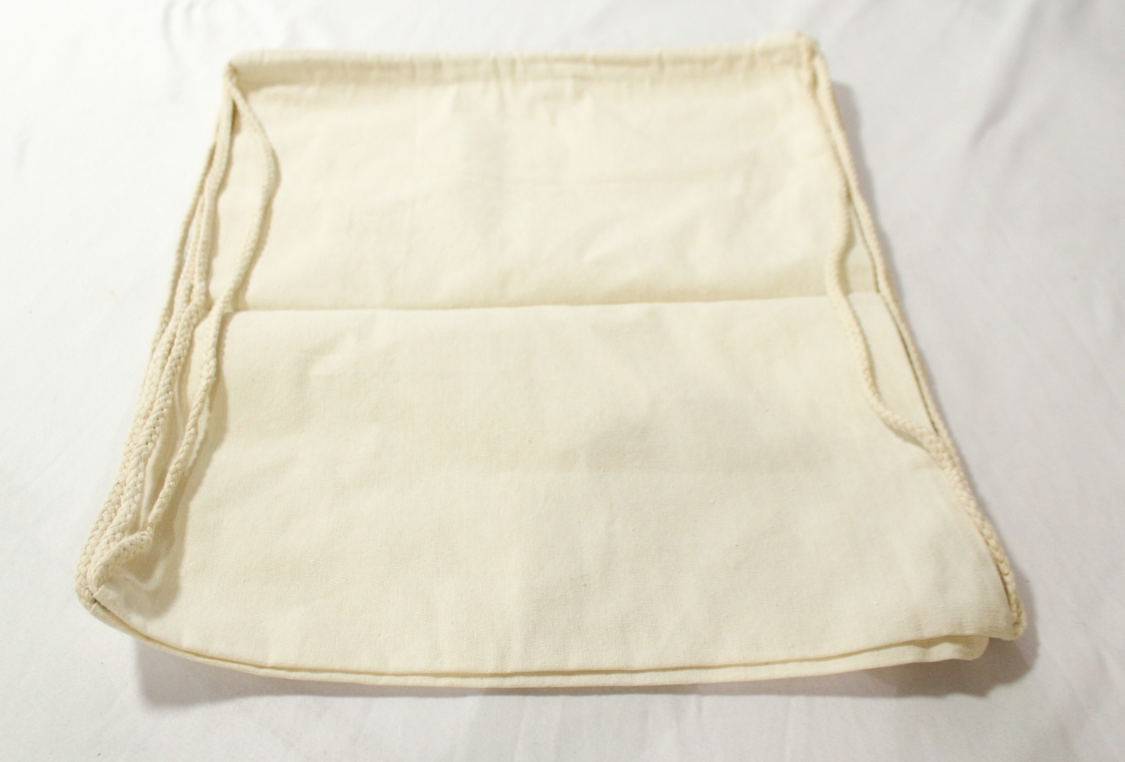 Dalix Unisex Canvus Drawstring 2-Pack Set JW7 Natural 17.5 in x 14.5 in NWT
