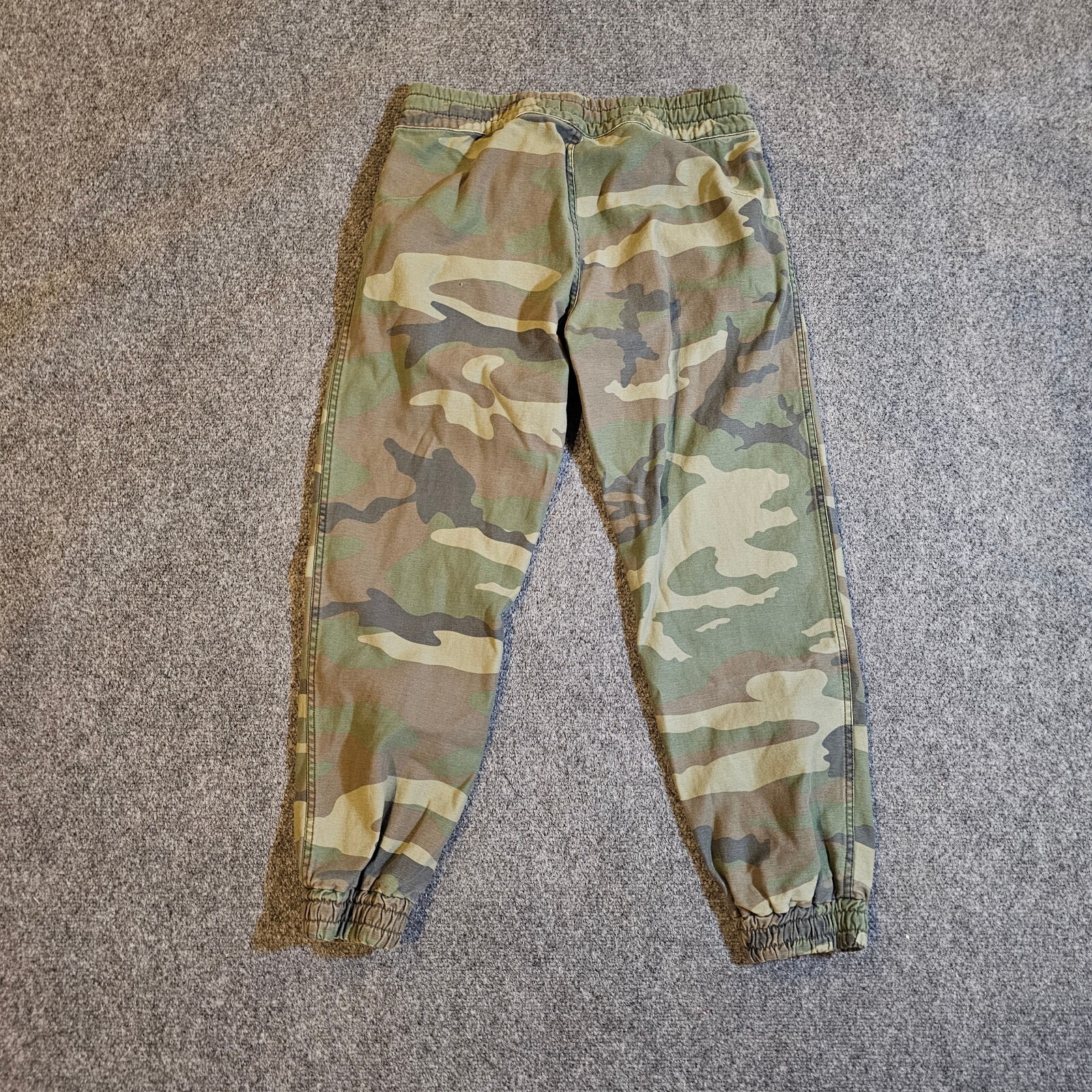 TNA Pants Womens 6 Green Camo Joggers Zipper Pockets Sweatpants Casual Atheltic