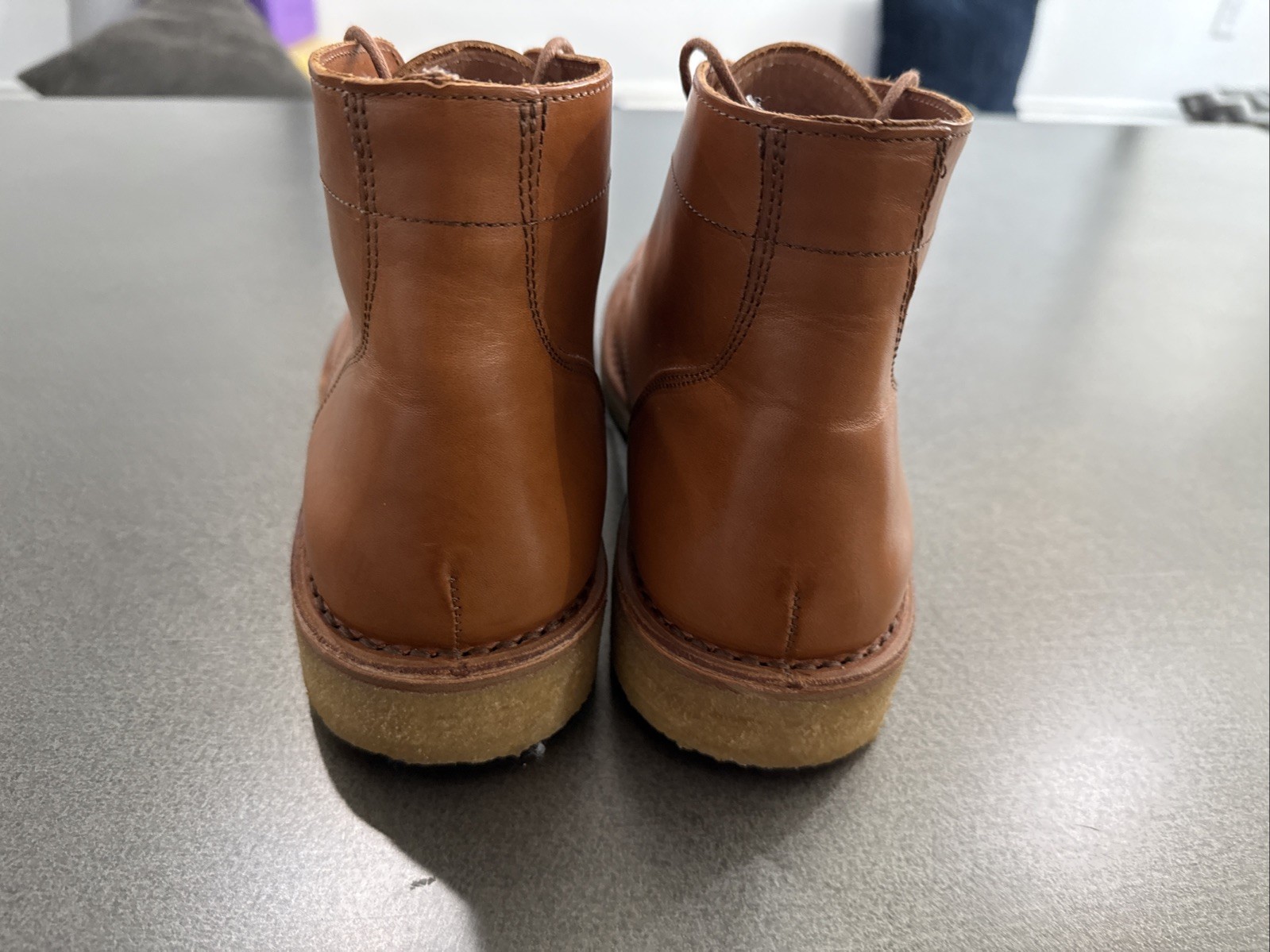 Astorflex Nuovoflex Light Brown Size 44/10.5D Made In Italy 6” Boots