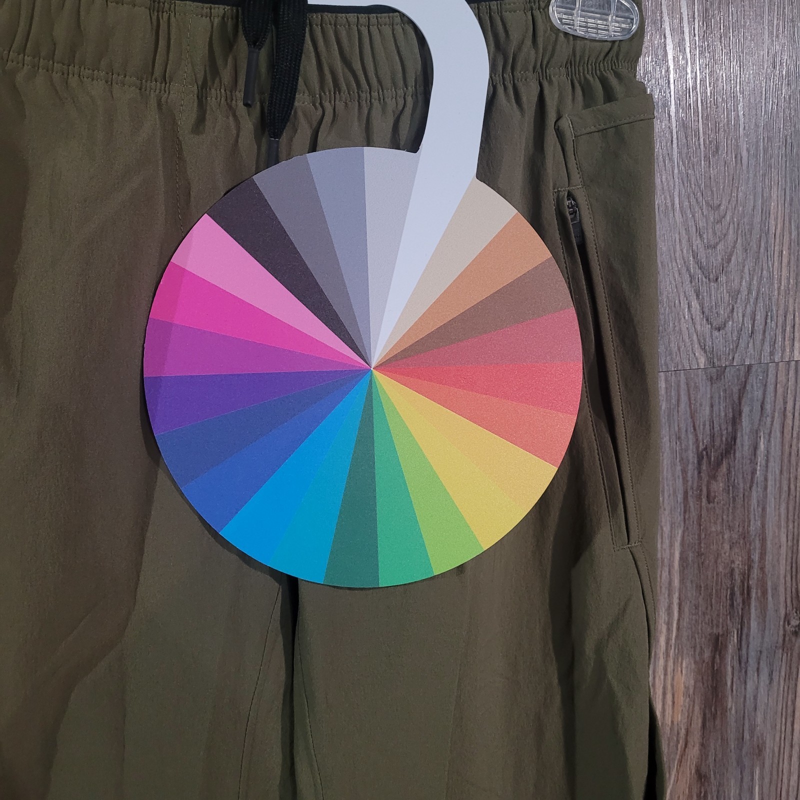 Paskho Utility Hiking Pant Size M x 32 Olive Green Pockets Travel Eco-Friendly