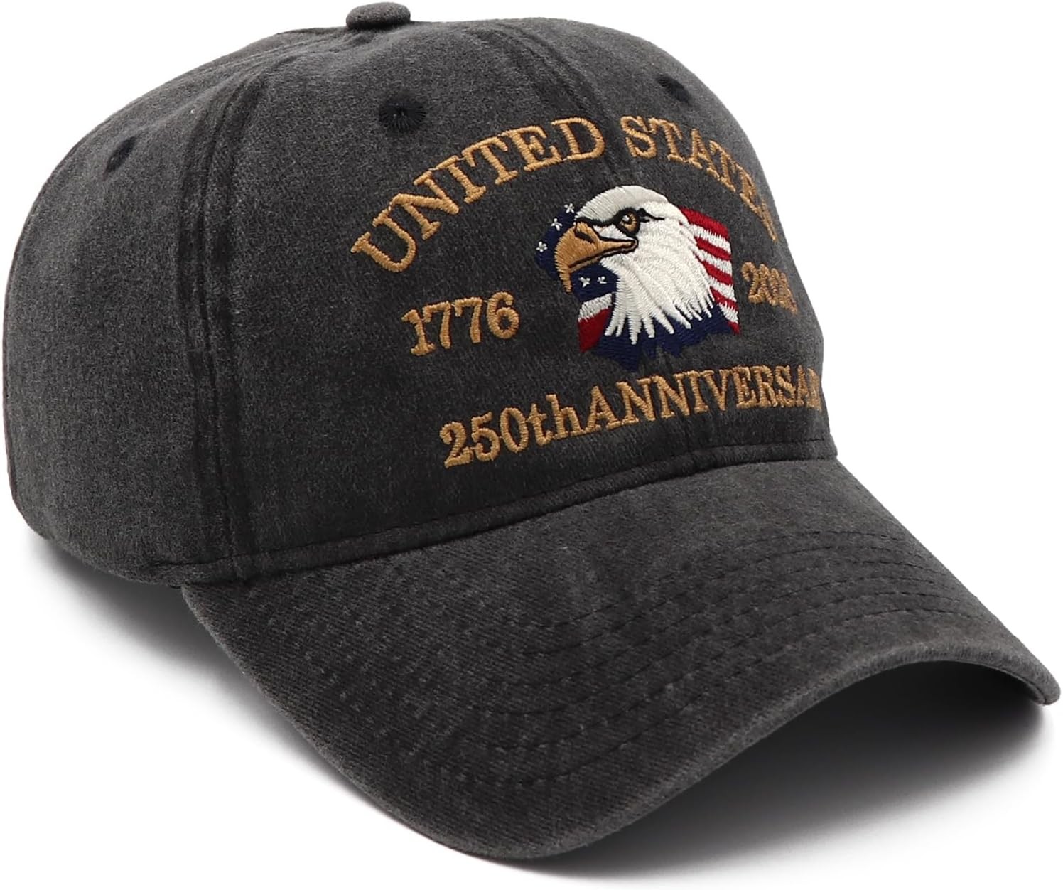 250th Anniversary USA Hat Patriotic Embroidered Baseball Cap Men Women