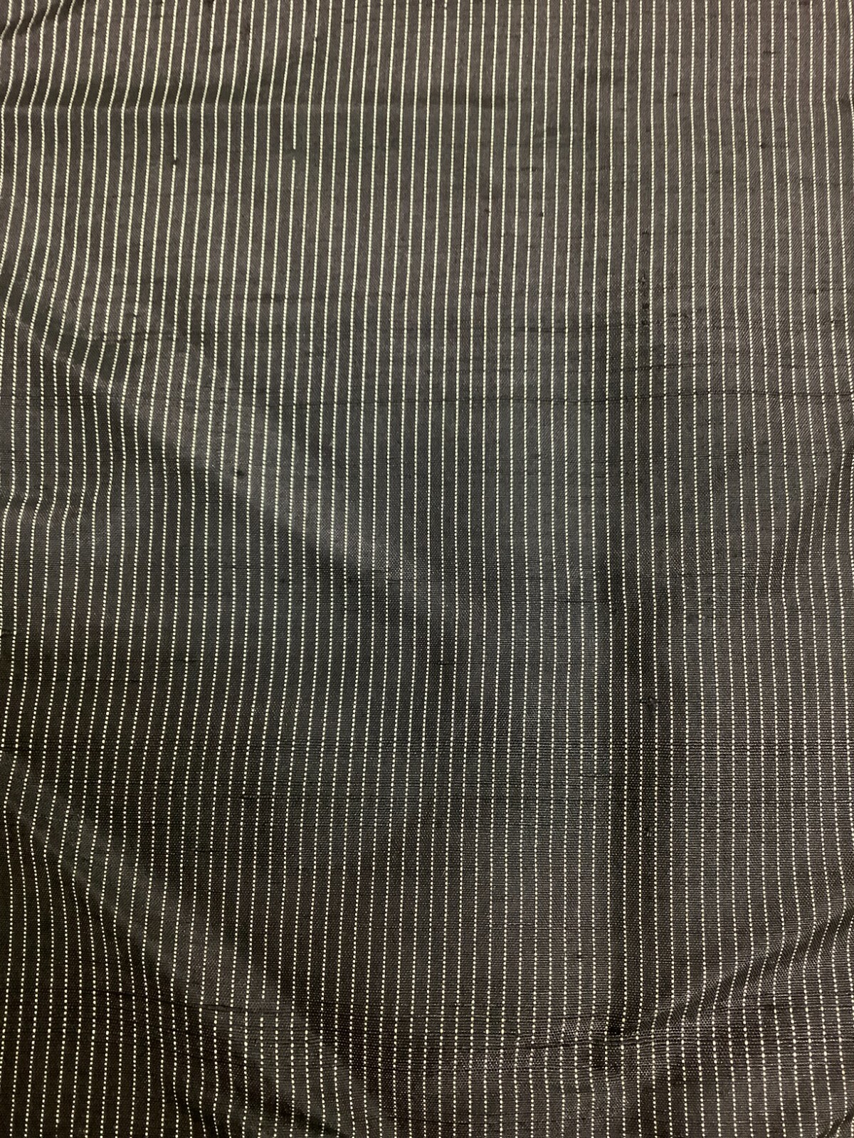 Japanese Vintage Kimono Fabric cloth Boro pure silk black scrub dirt 52.7×7.4in