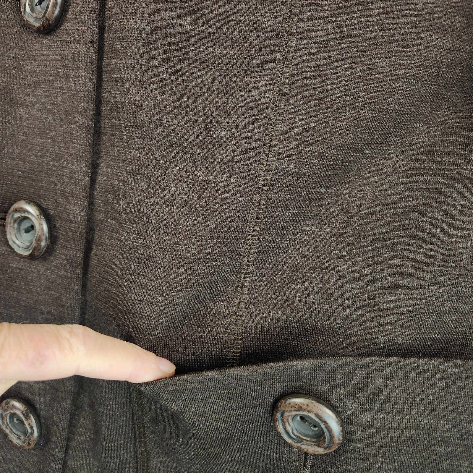 Leilian Original Japanese Designer Wool Jacket Women’s SZ LG Chocolate Brown EUC