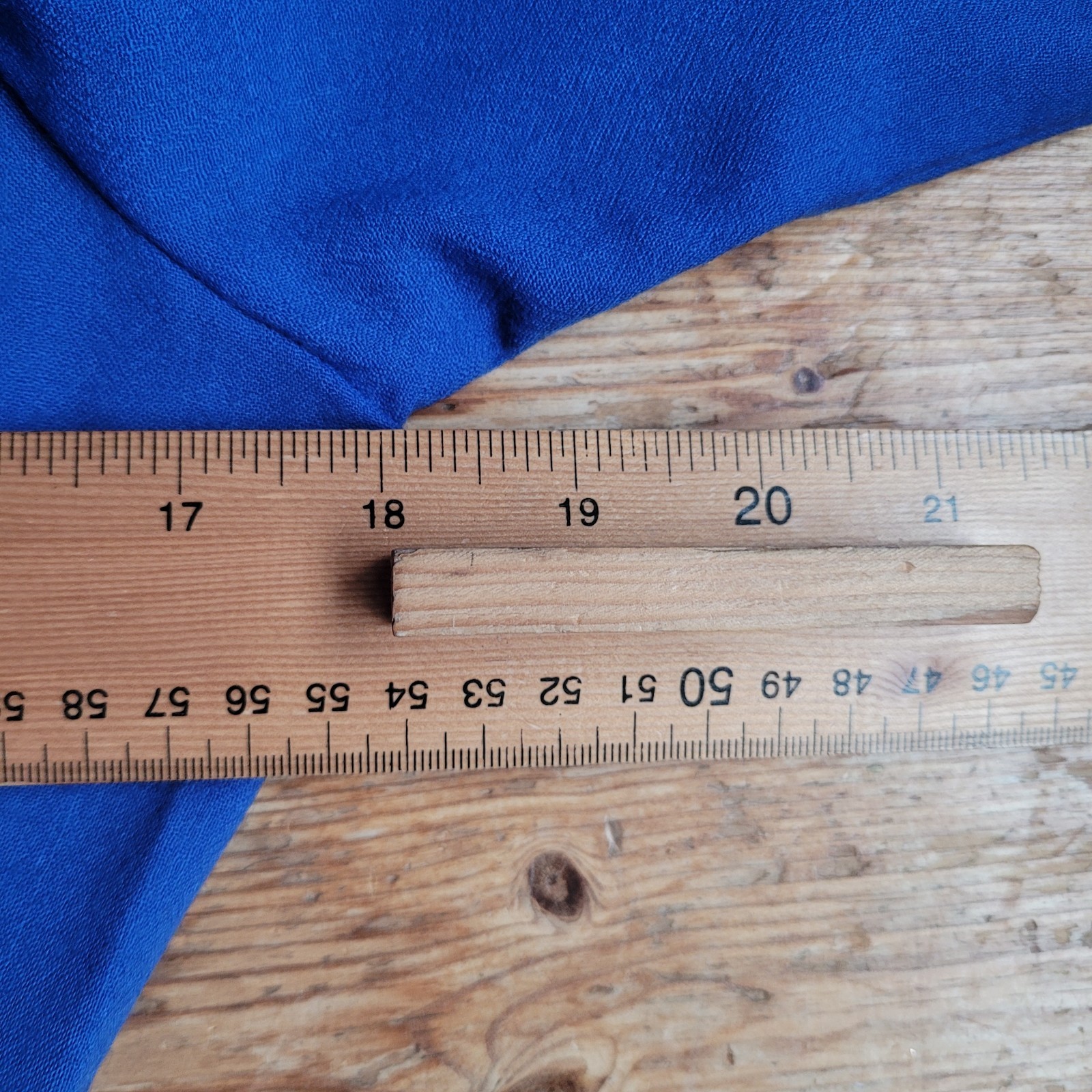 Marion Donaldson Vintage Deep Blue Wool Midi Dress Belted Pockets 10 12 Uk
