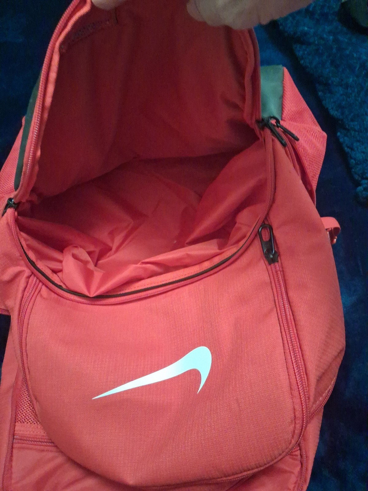 Nike Brasilia 26L Mesh Backpack – University Red (BA6050-657-Misc)