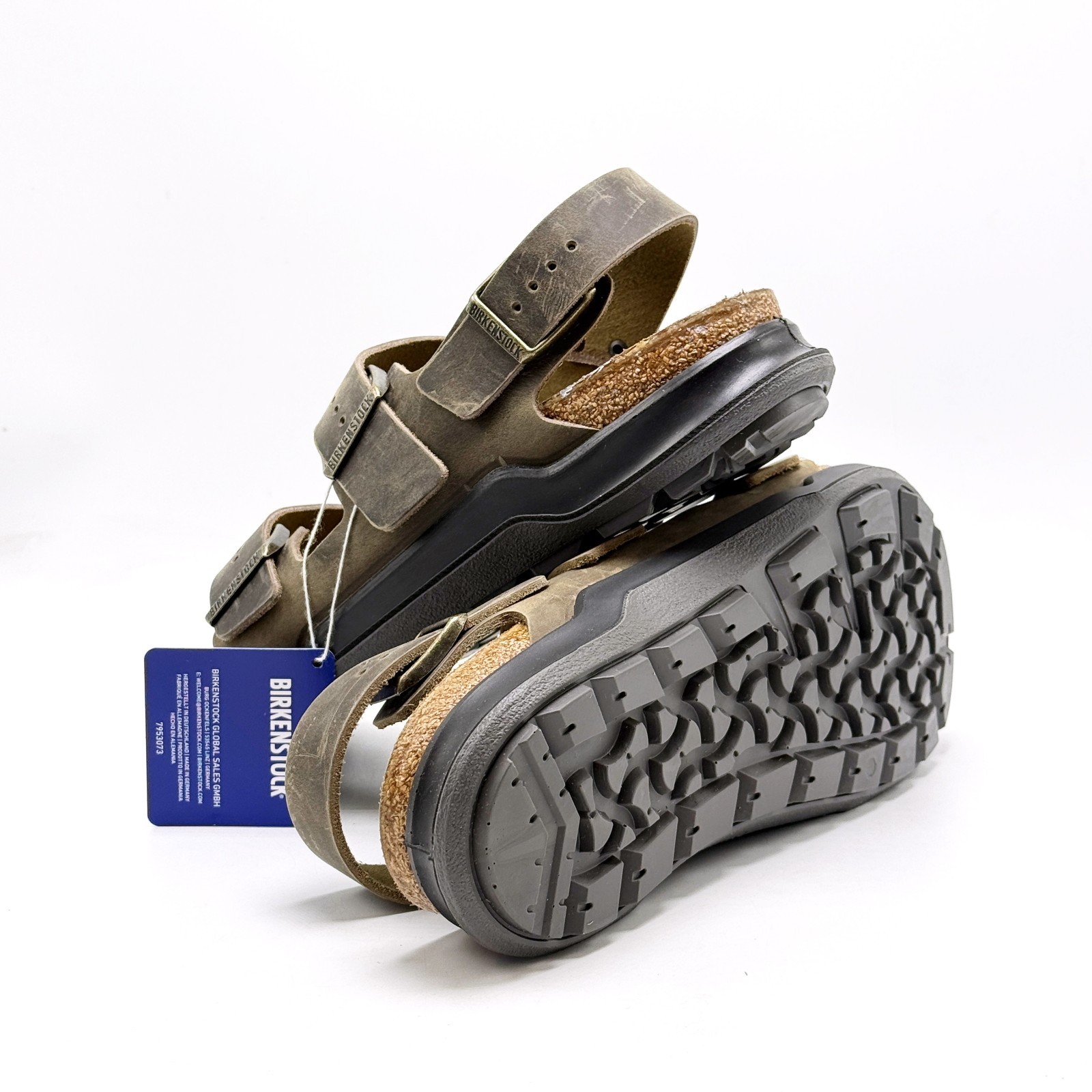 *NEW* Unisex BIRKENSTOCK Milano Crosstown Oiled Leather FADED KHAKI (1018427) 👍