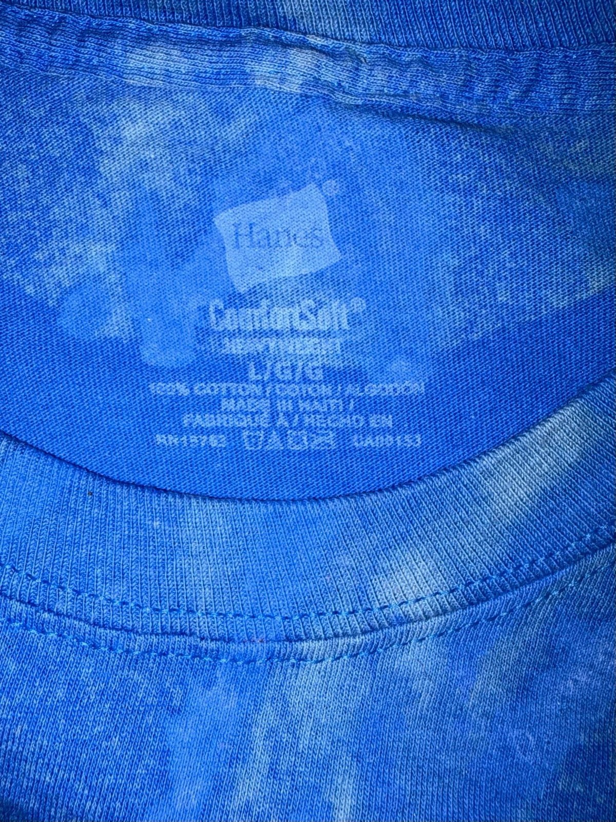 Hanes ComfortSoft Heavyweight Long Sleeve T-Shirt Size Large