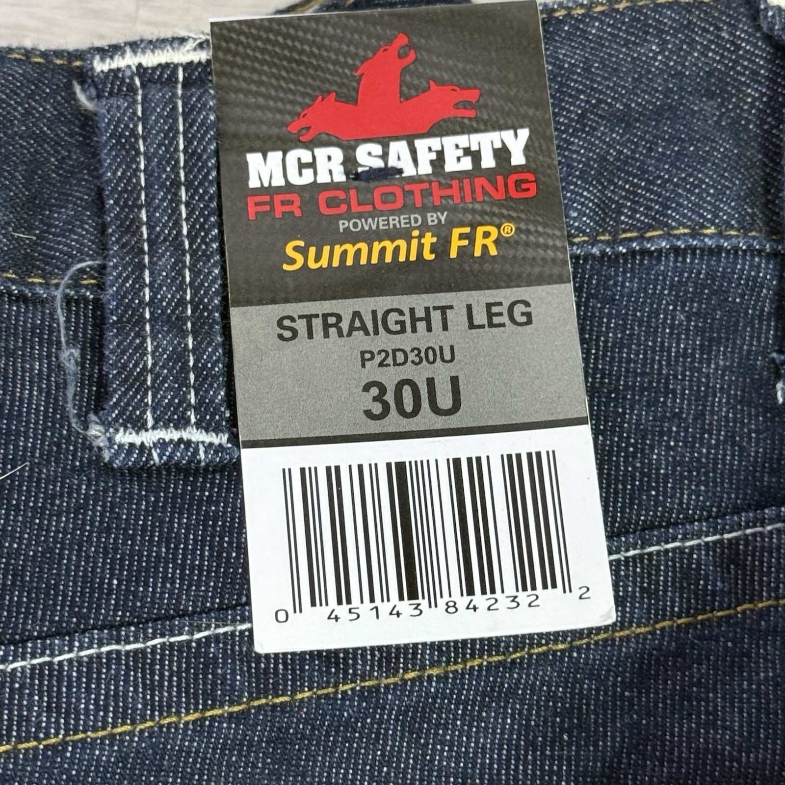Lot of 2 MCR Safety P2D3034 FR Jeans 30U Straight Leg CAT 2 New