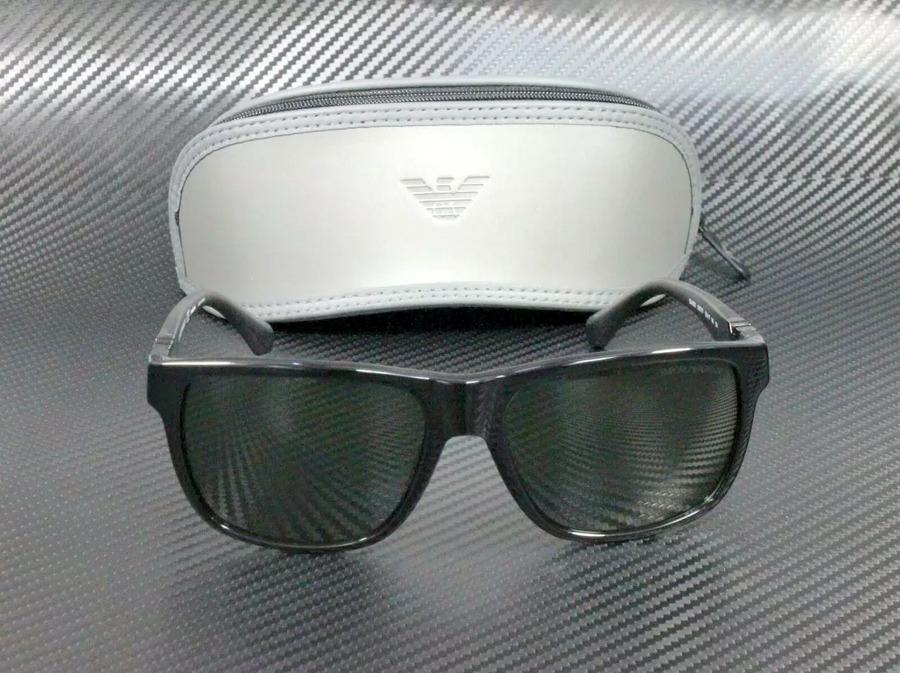 EMPORIO ARMANI EA4035 501771 Black Dark Grey 58 mm Sunglasses – 100% AUTHENTIC!