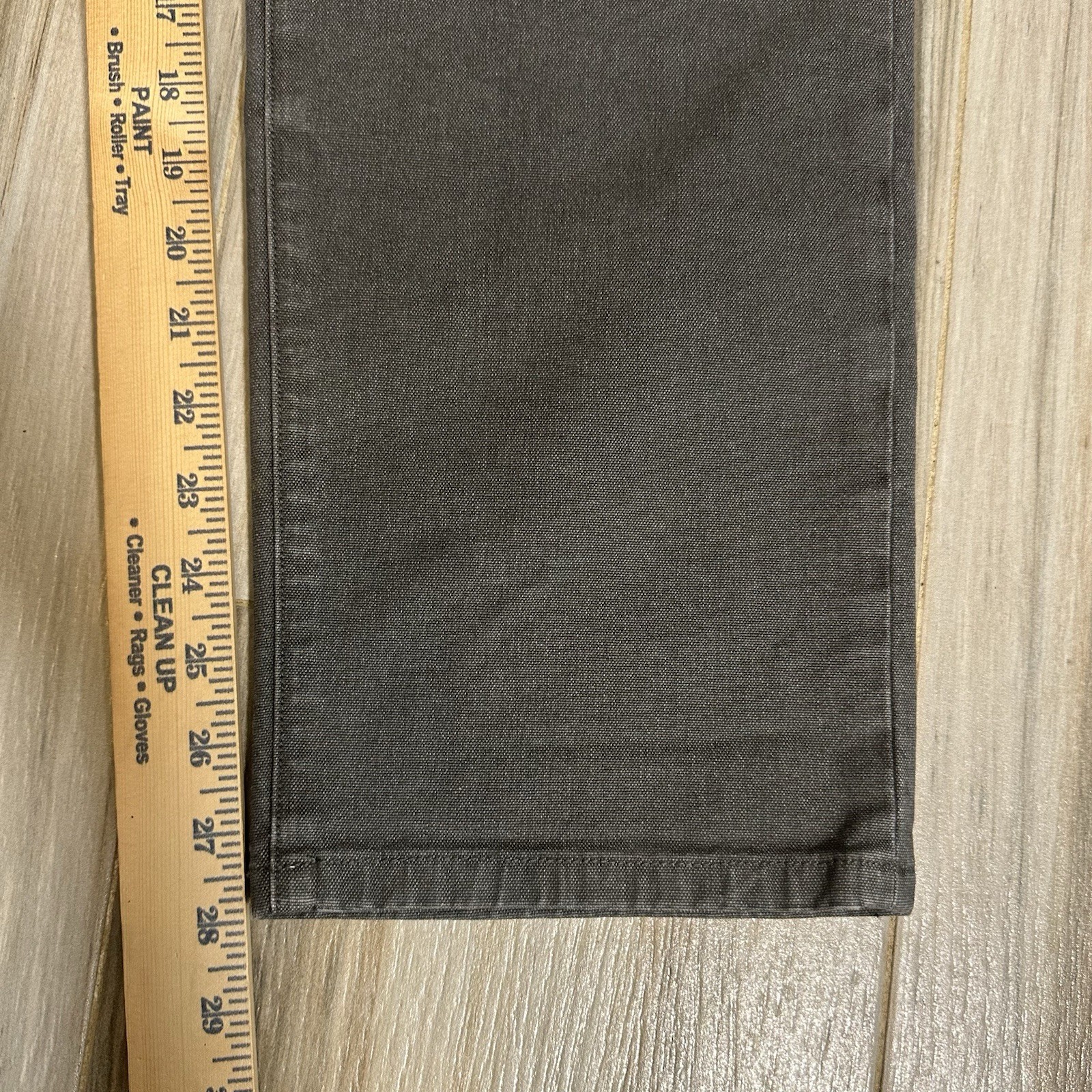 Proof Rover Pants Straight Fit Gray Stretch Canvas Huckberry 33×30 (Meas. 33X28)