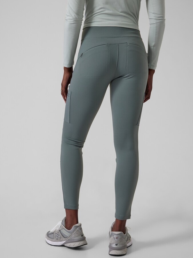 Athleta Headlands Hybrid Cargo II Tight-Minimalistic Grey-Plus Size 24-NWT