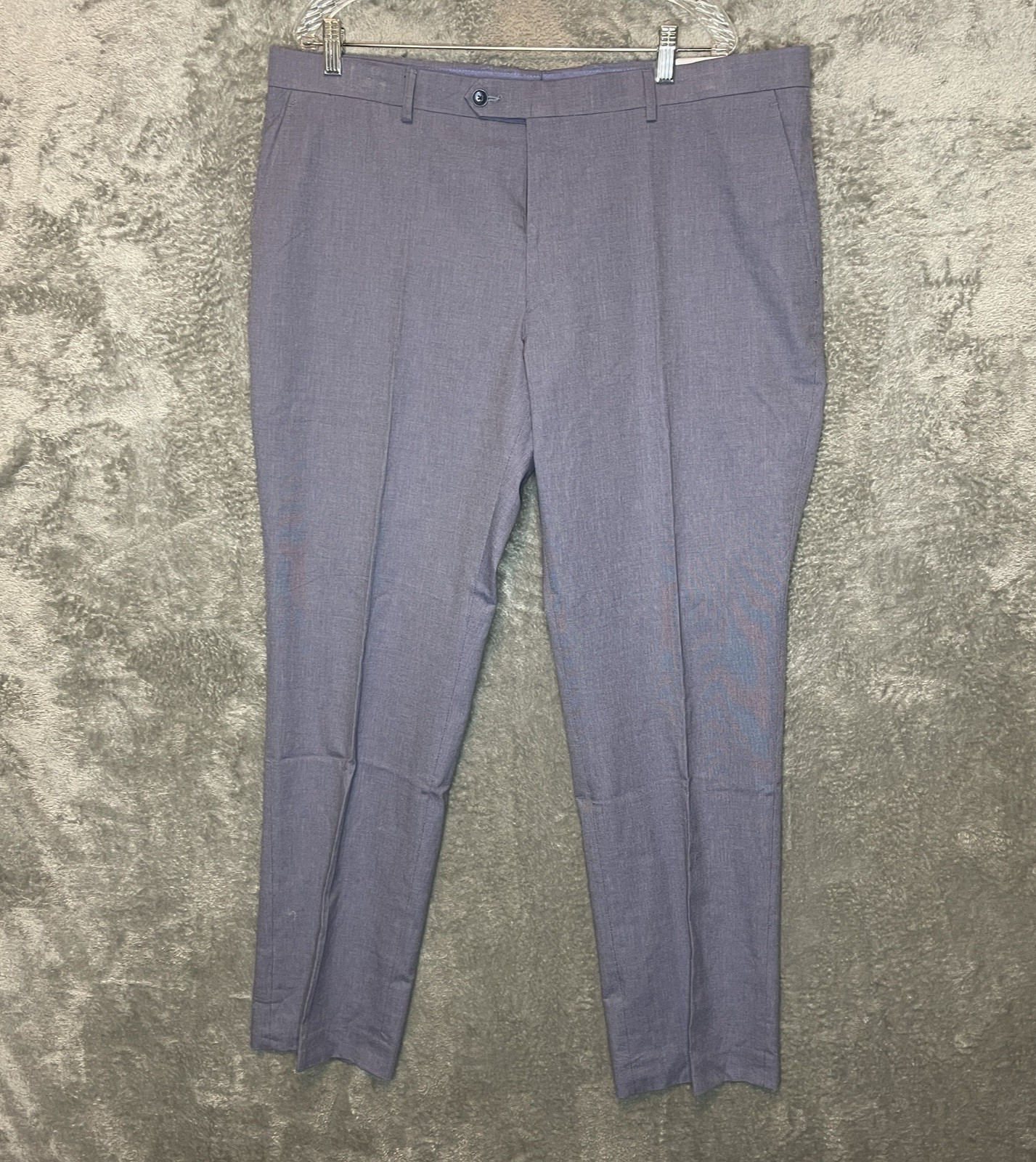 Tommy Hilfiger Men Hall TH Flex Stretch Flat Front Blue Modern Fit Pant 40/44