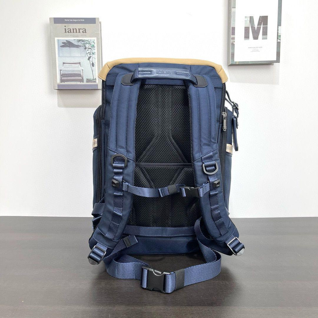 Tumi Alpha Bravo Expedition Flap Backpack Navy 232719