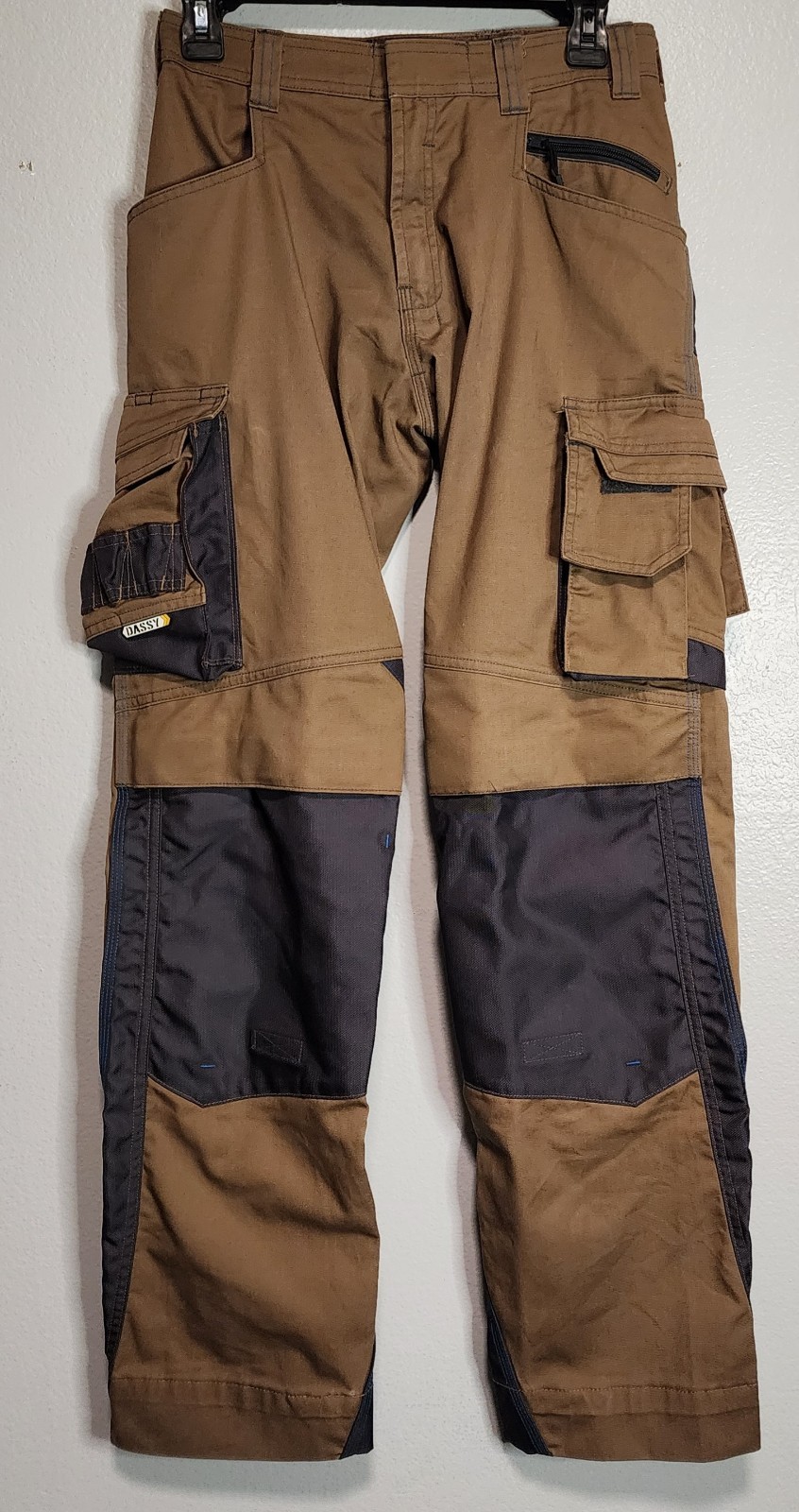 Mens 28×32 Dassy Nova Work Trousers Flux Pants Multi Pockets and Knee Pockets