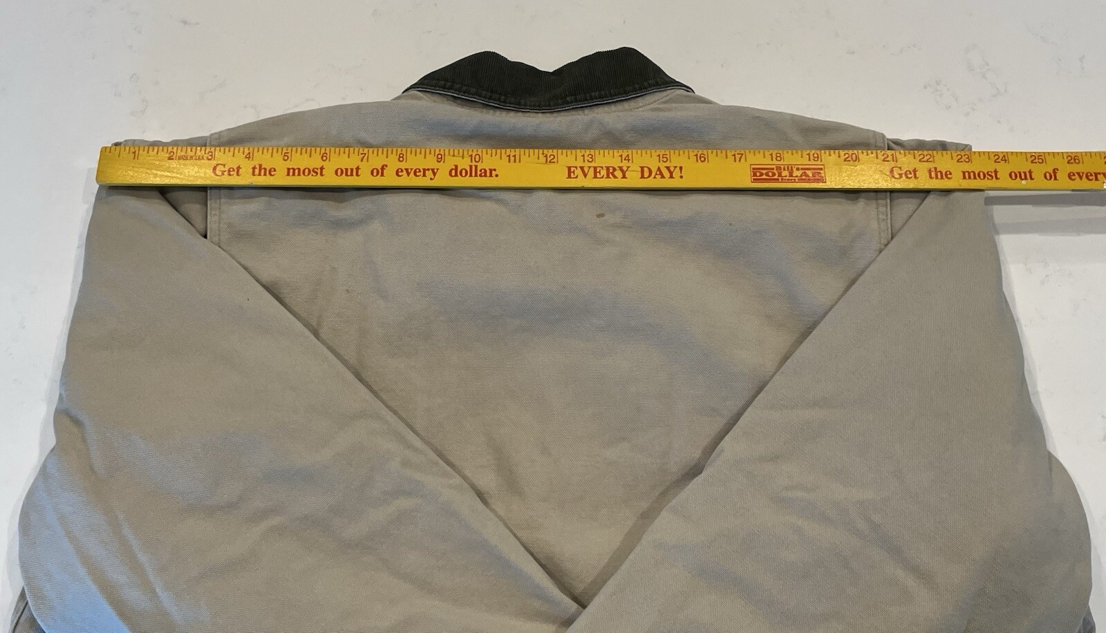 Vintage LL Bean Jacket Coat Chore Barn Primaloft Removable Lining Tan XL