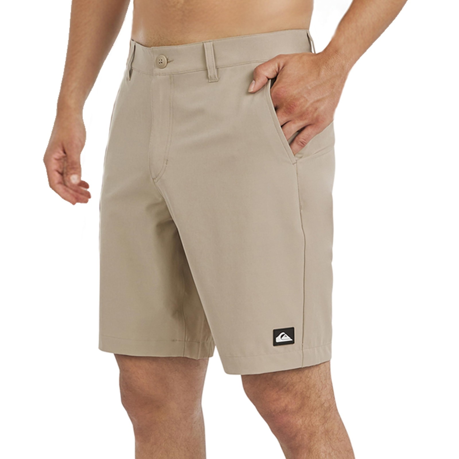 Men’s Regular Fit Fixed Waist Water Friendly Active Hybrid Shorts
