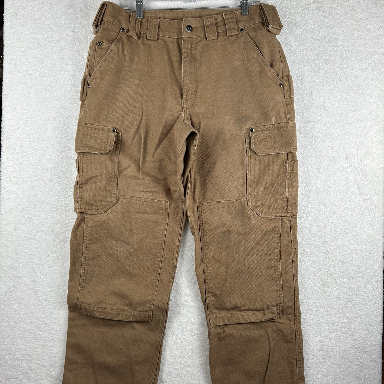 Duluth Trading Pant Men 36X32 Fit 34X30 Flex Firehose Double Knee Ultimate Cargo