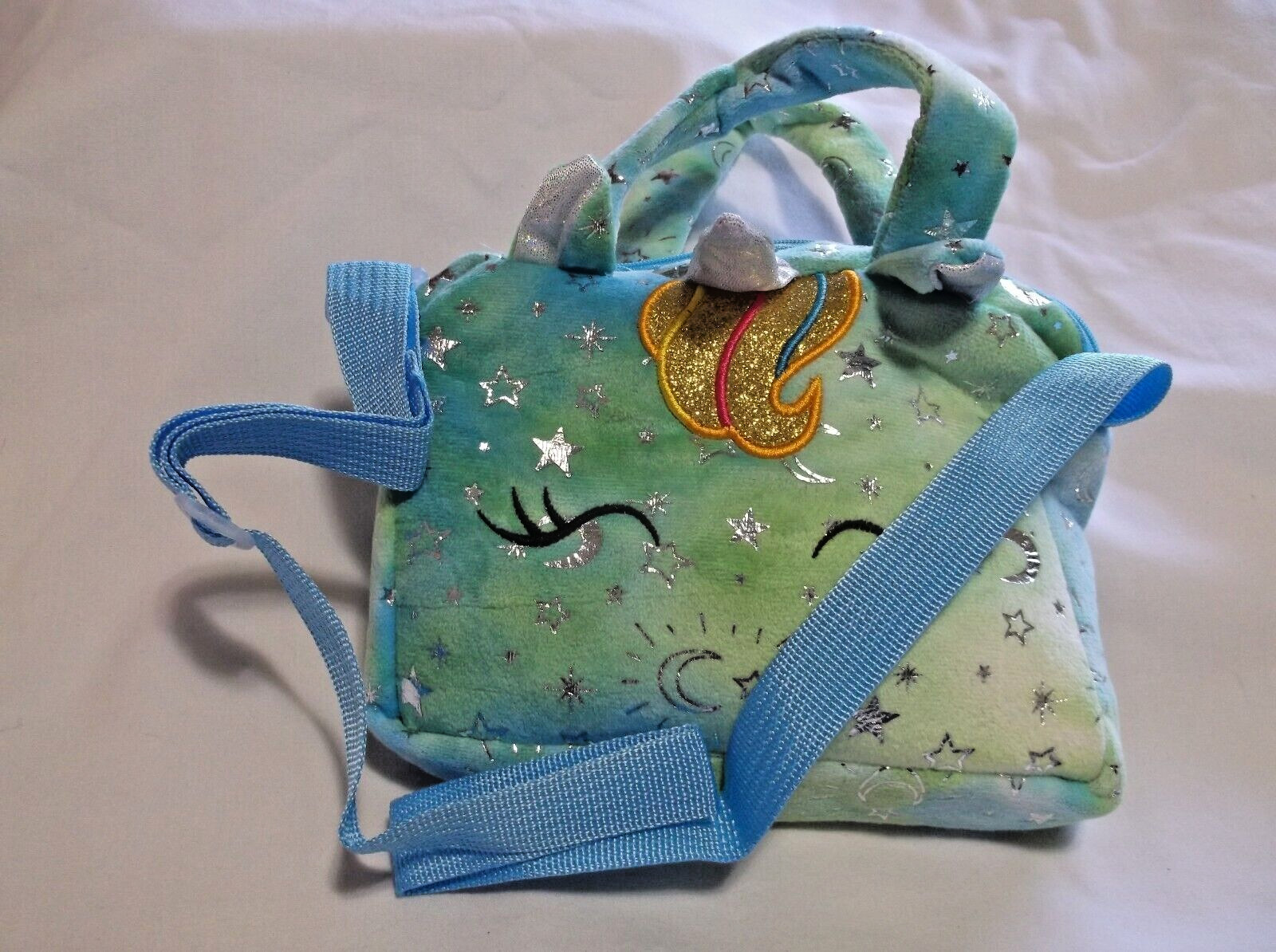 Random Color Girls Unicorn Corduroy soft Shoulder Bag Crossbody Size S NWOT