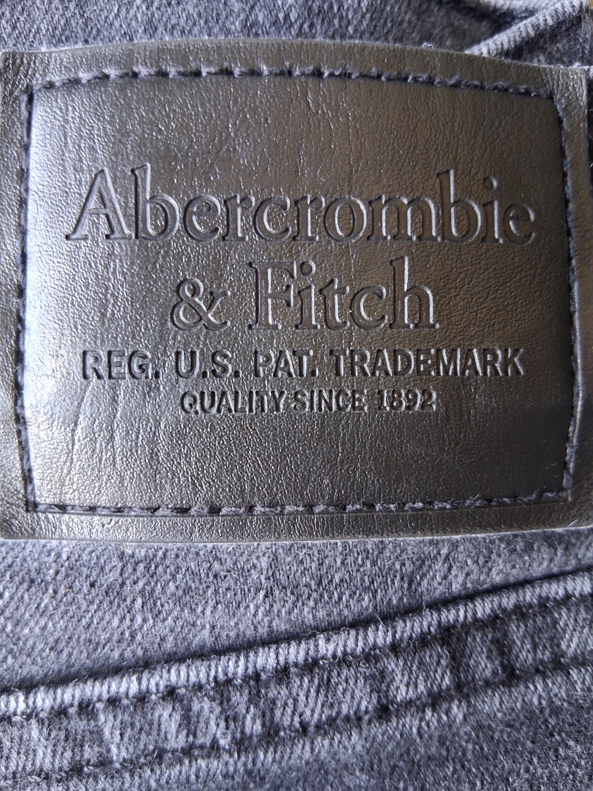 Abercrombie Fitch Felix Super Skinny Black Jeans Men 33×30 Stretch Slim Fit