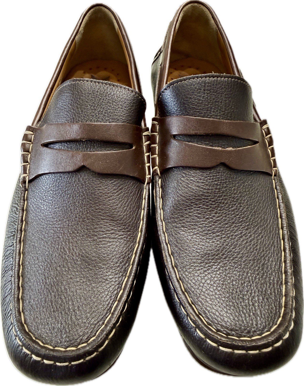 Mephisto Cap Vert Men’s Size 11.5 Brown Penny Loafer Slip On Cool Air Shoes