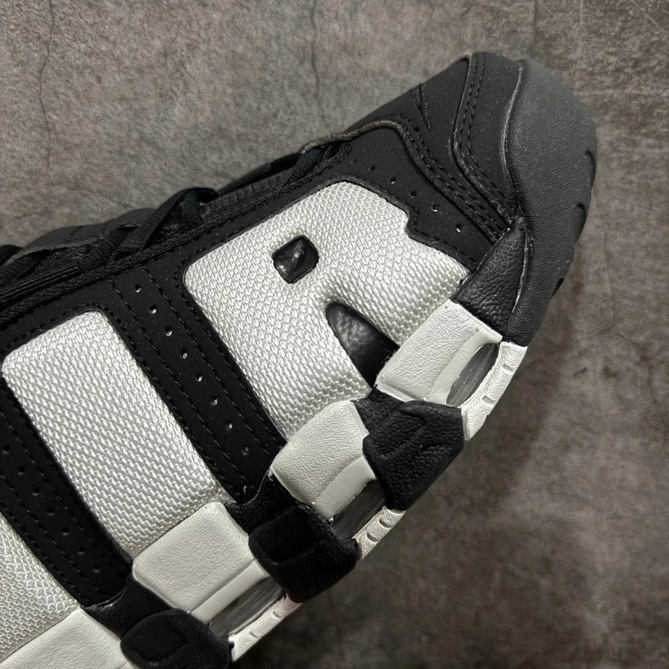 Size 7-11 DS Nike Air More Uptempo Black and Grey Men’s Sports shoes FZ3055-001