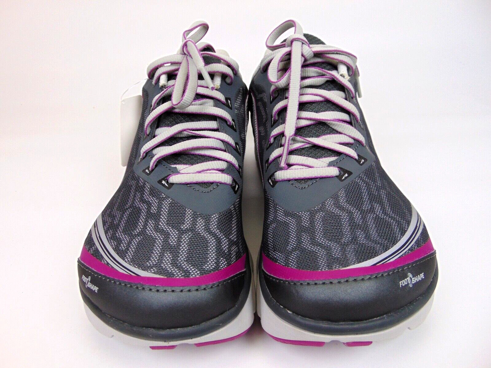 ALTRA Womens Torin IQ Road Running Athletic Shoes, Size 8.0 Med, Gray/Purple NEW