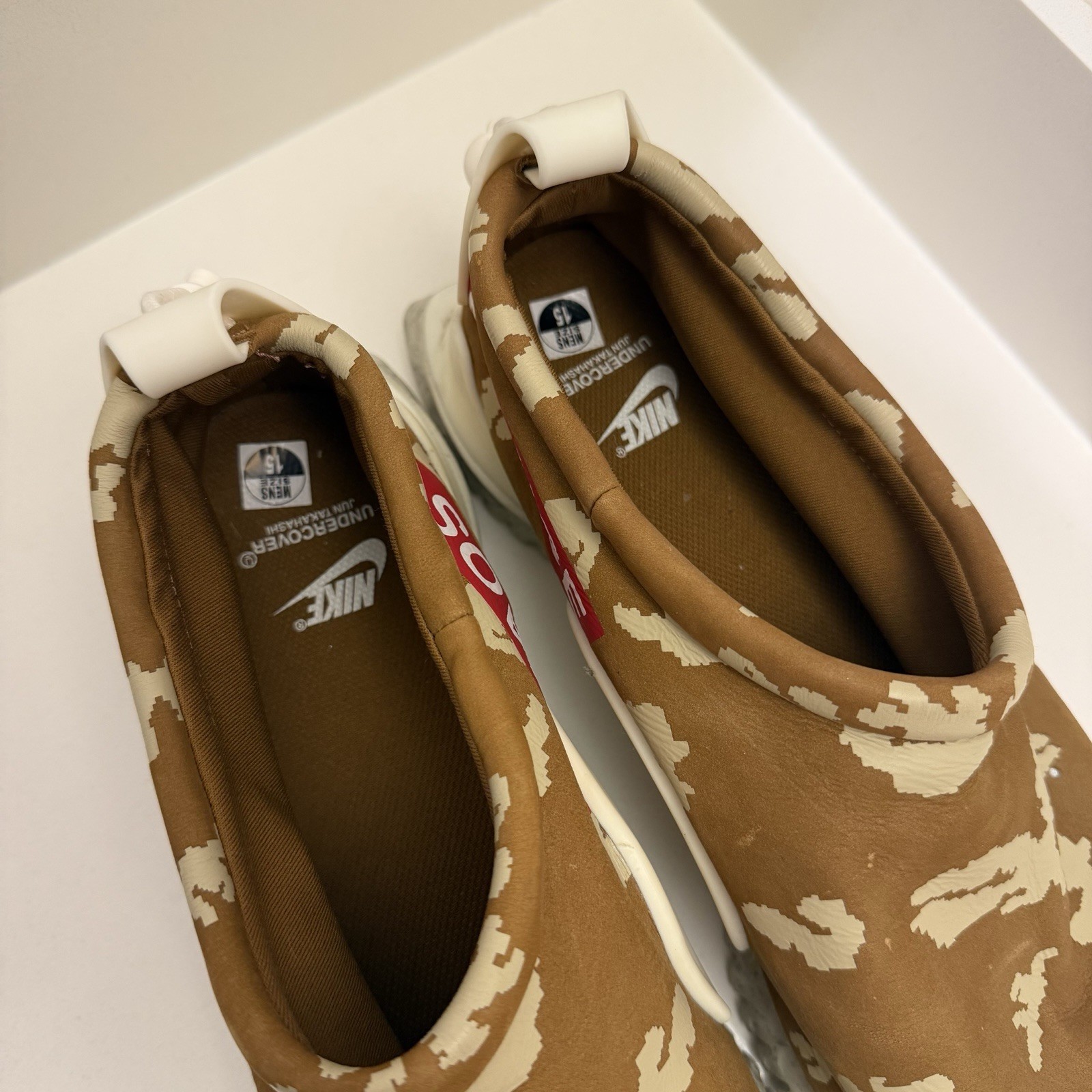 Nike x Undercover Moc Flow SP Style #DV5593-300 Ale Brown Tan Camo Mens Size 15