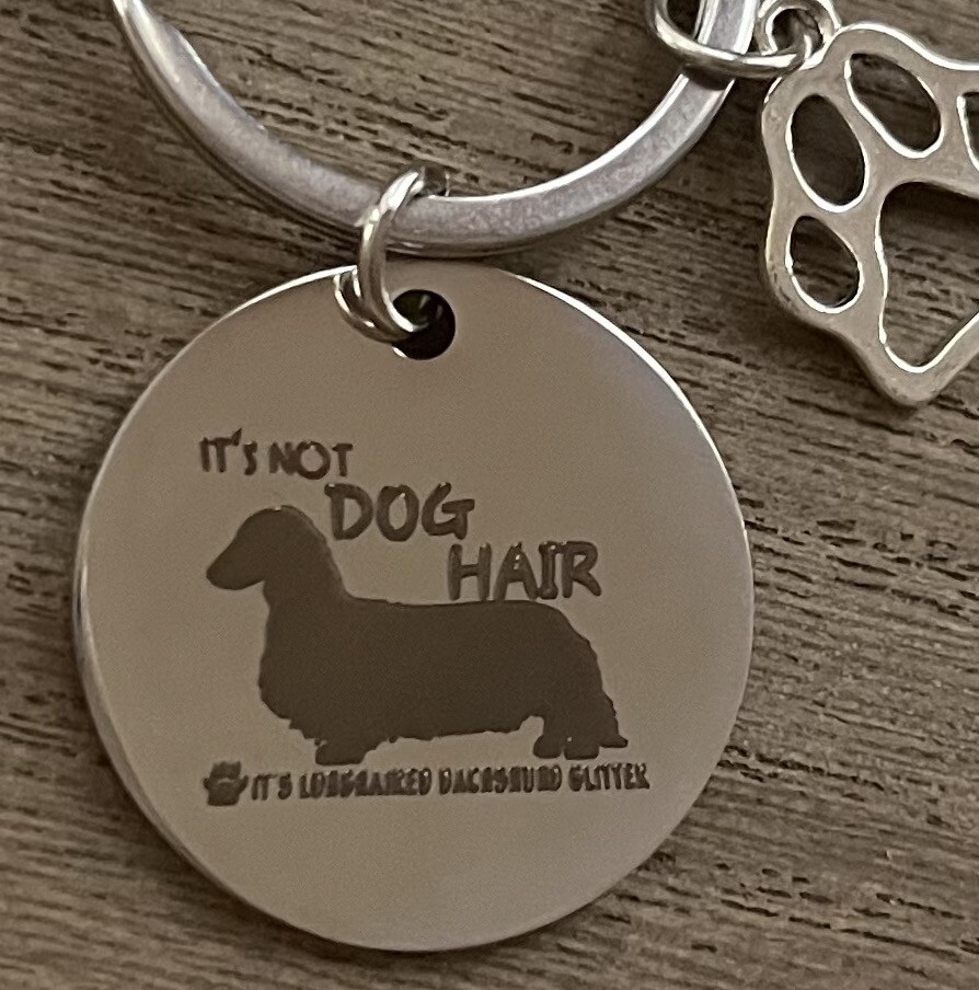 Dachshund Key Fob/Bag Charm Engraved! Several design options