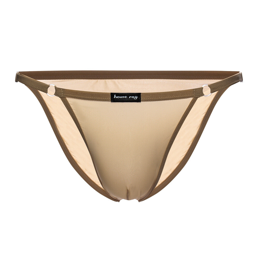 Men’s Sexy Underwear Briefs Breathable Ice Silk Adjustable Comfort Male Panties
