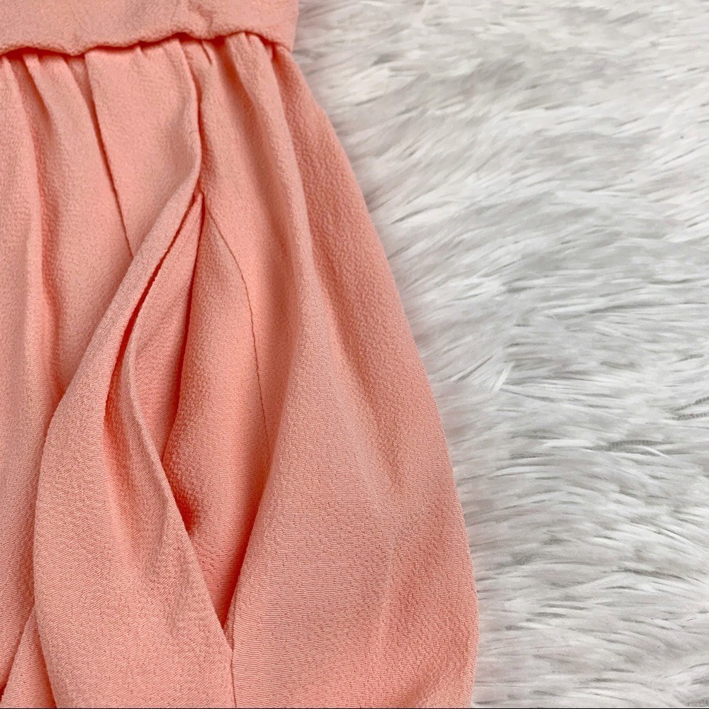 See by Chloe short sleeve skater mini dress in orange women size 4