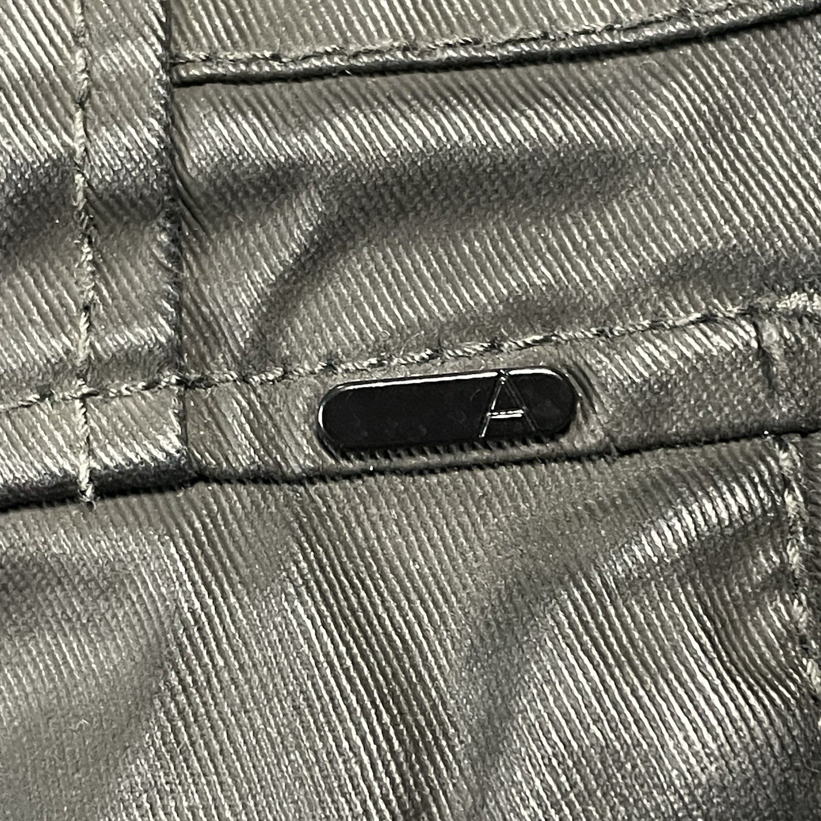 M&S Waxed Jacket Mens Medium Black Carbon Military Colour Padded Lining Outdoor