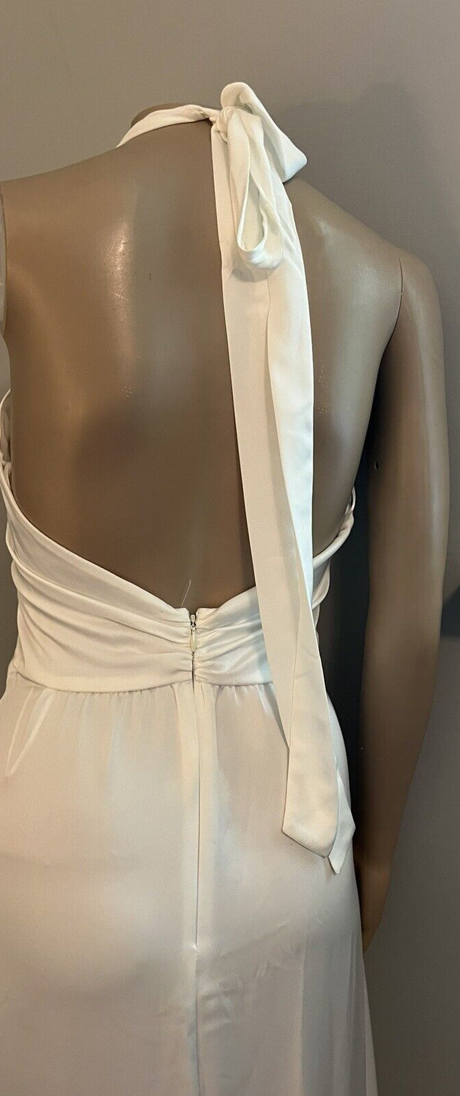 NWT Ramy Brook Florence Halter tie neck gown with embellishments sz 2 $795