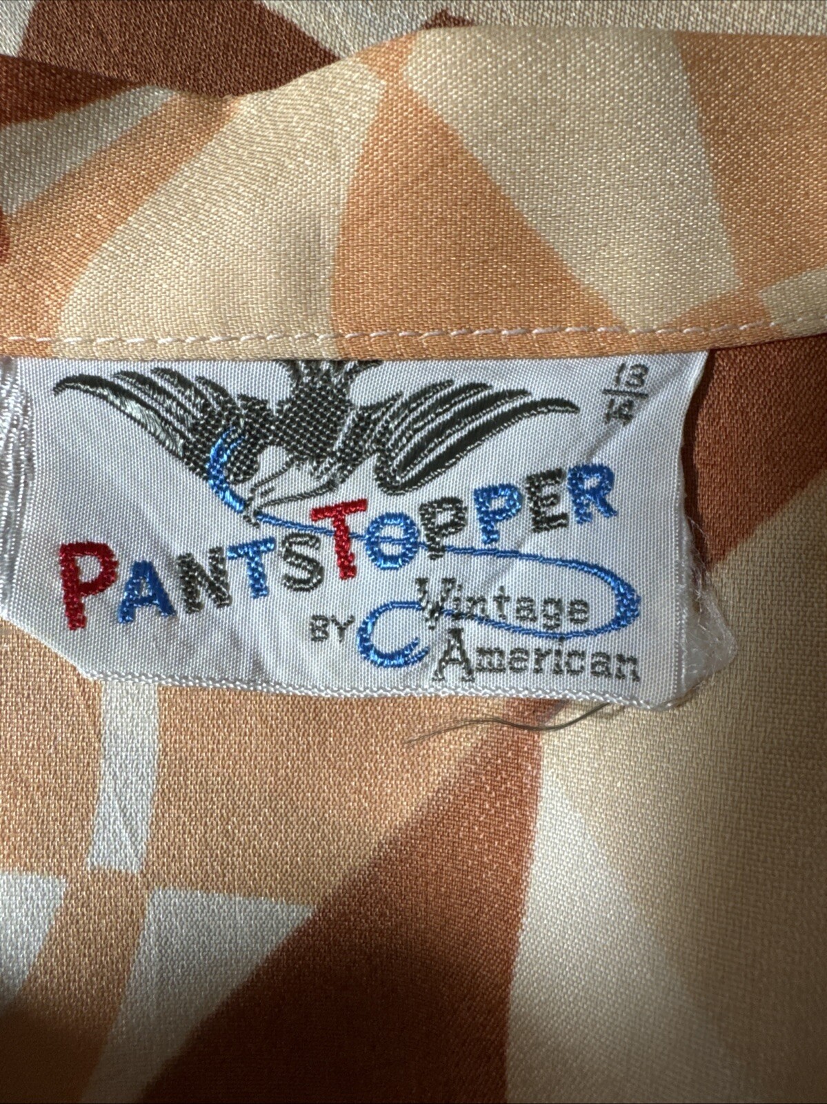 Vintage Retro Pantstopper By Vintage American Hippie Boho Disco Party 13/14