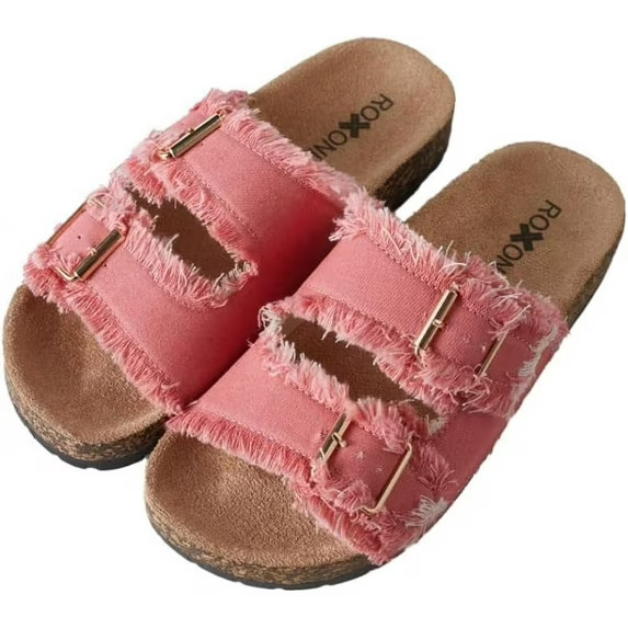 Authentic Roxoni Non Slip Footbed Sandals Women Pink 8 NO IMPORT FEE
