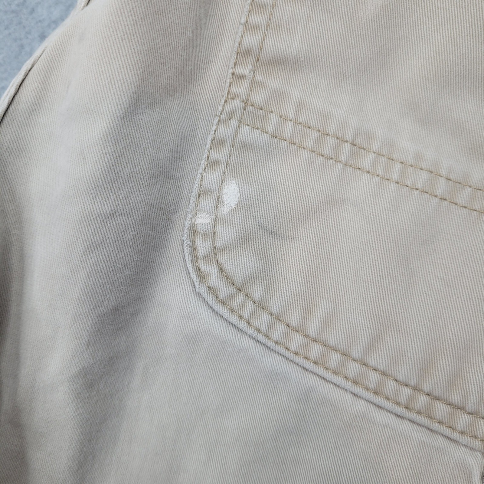 Carhartt Carpenter Pants Mens 34×32 Tan B324 FDK Relaxed Fit Workwear Cotton