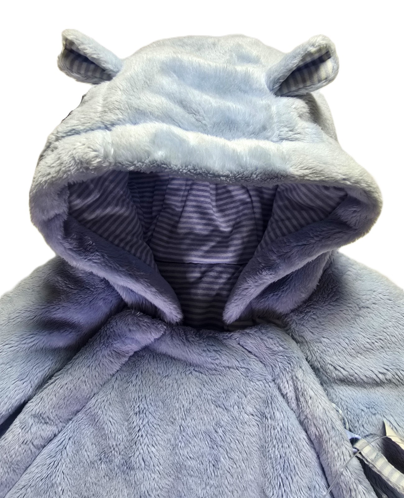 Blue Fleece Snowsuit Padded Pramsuit Baby Boys Snow Suit 0-3 Months