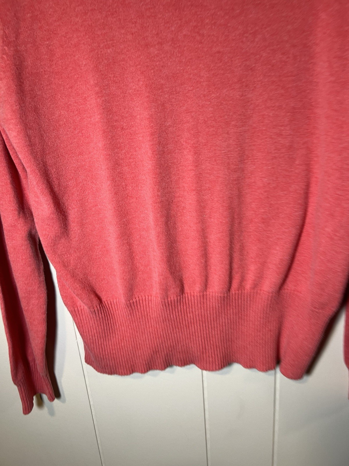 Duck Head Pink Sweater VTG size Large 100% Cotton Womens