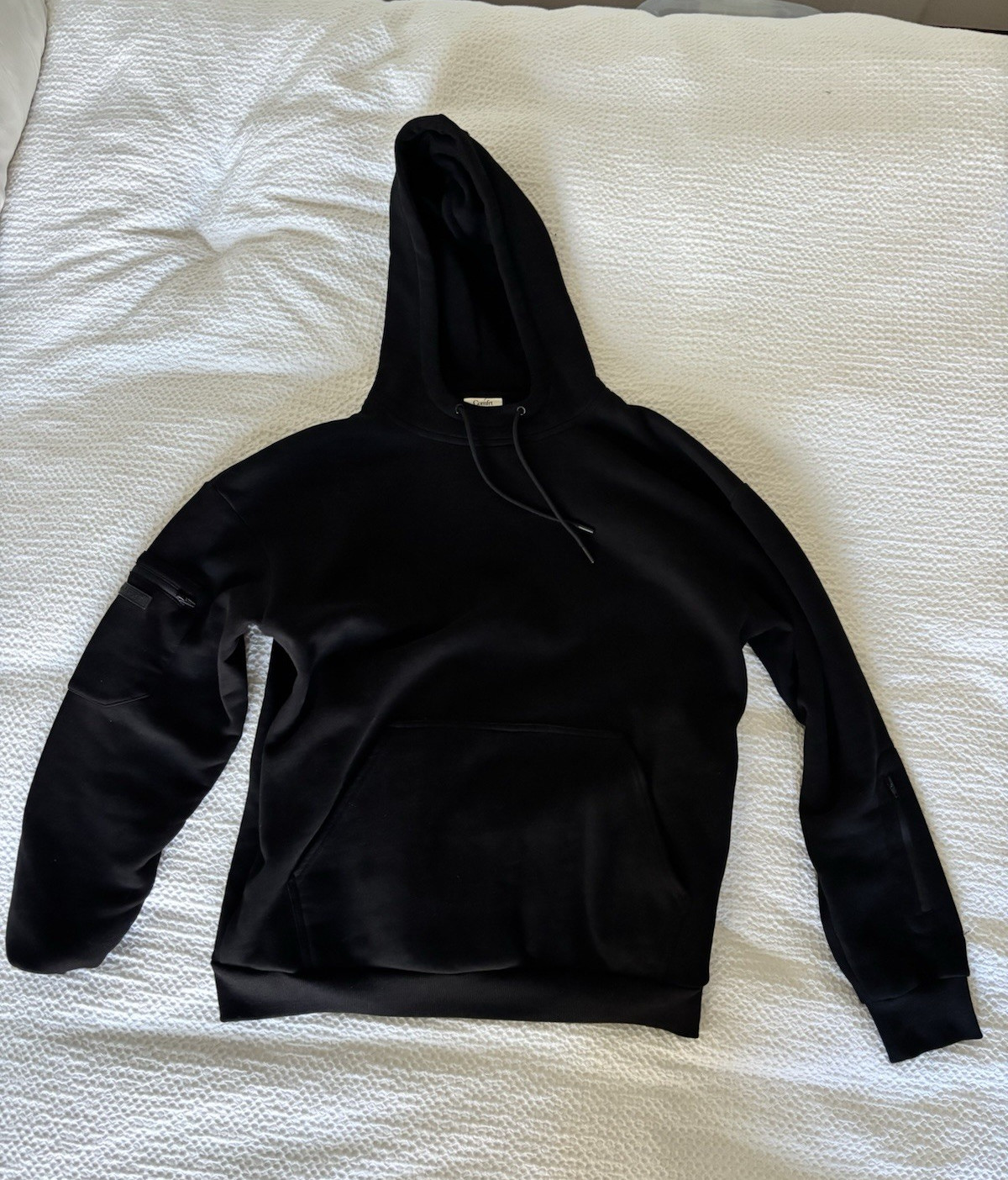 Comfrt Airplane Mode Travel Hoodie with Eye Mask Large