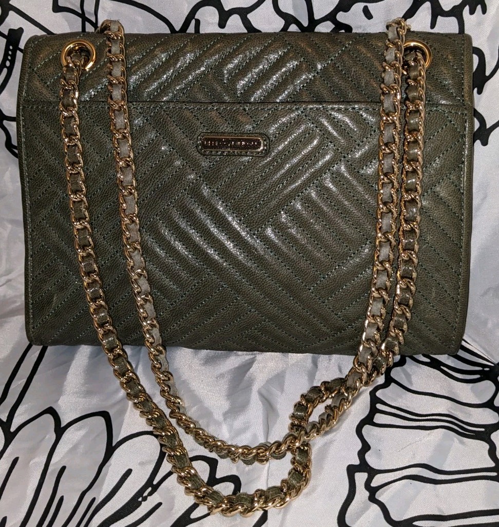 Rebecca Minkoff quilted shoulder bag Olive Green