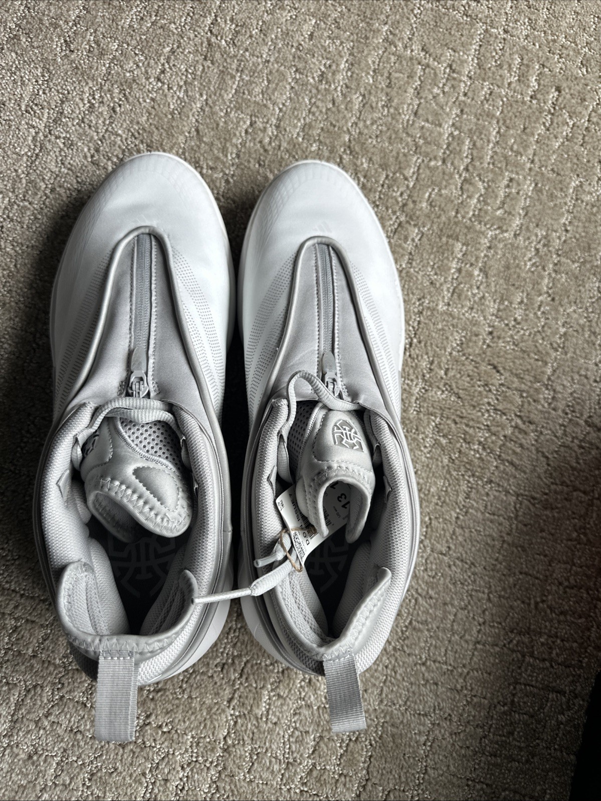 Size 13 – adidas D.O.N. Issue #7 White Grey