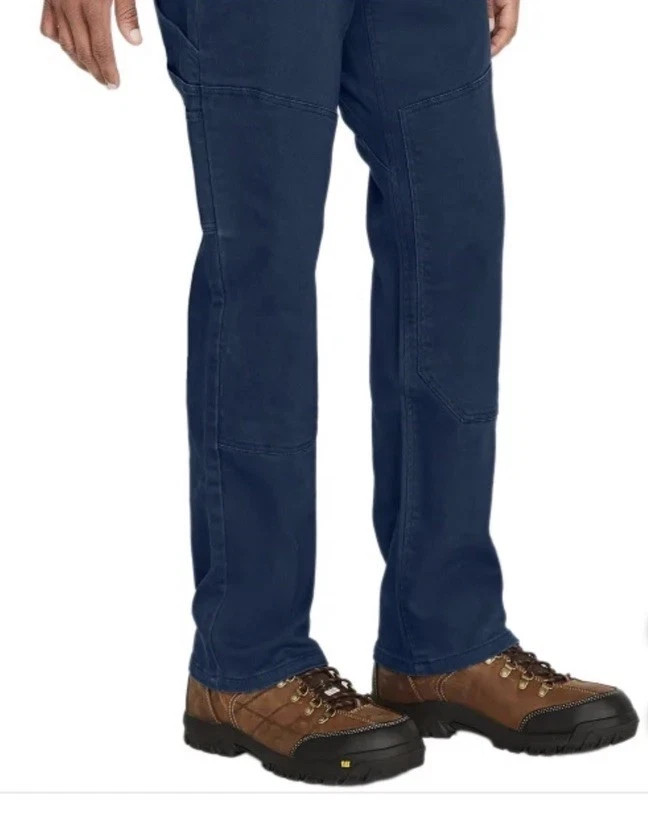CAT Men’s Utility Work Pants 30×30 Navy Flex Waistband Durable Construction