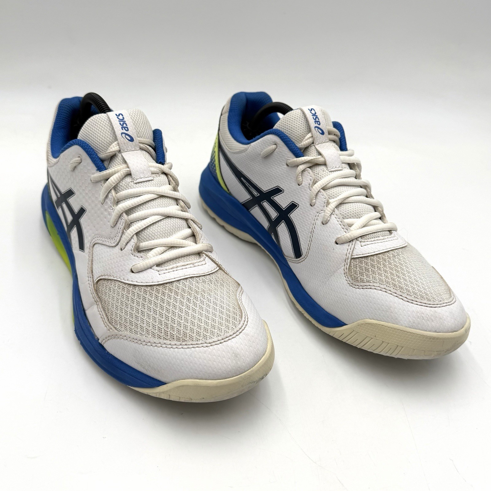 Asics Gel Dedicate 8 Mens Size 11 Pickleball Shoes Sneakers 1041A409 White Blue