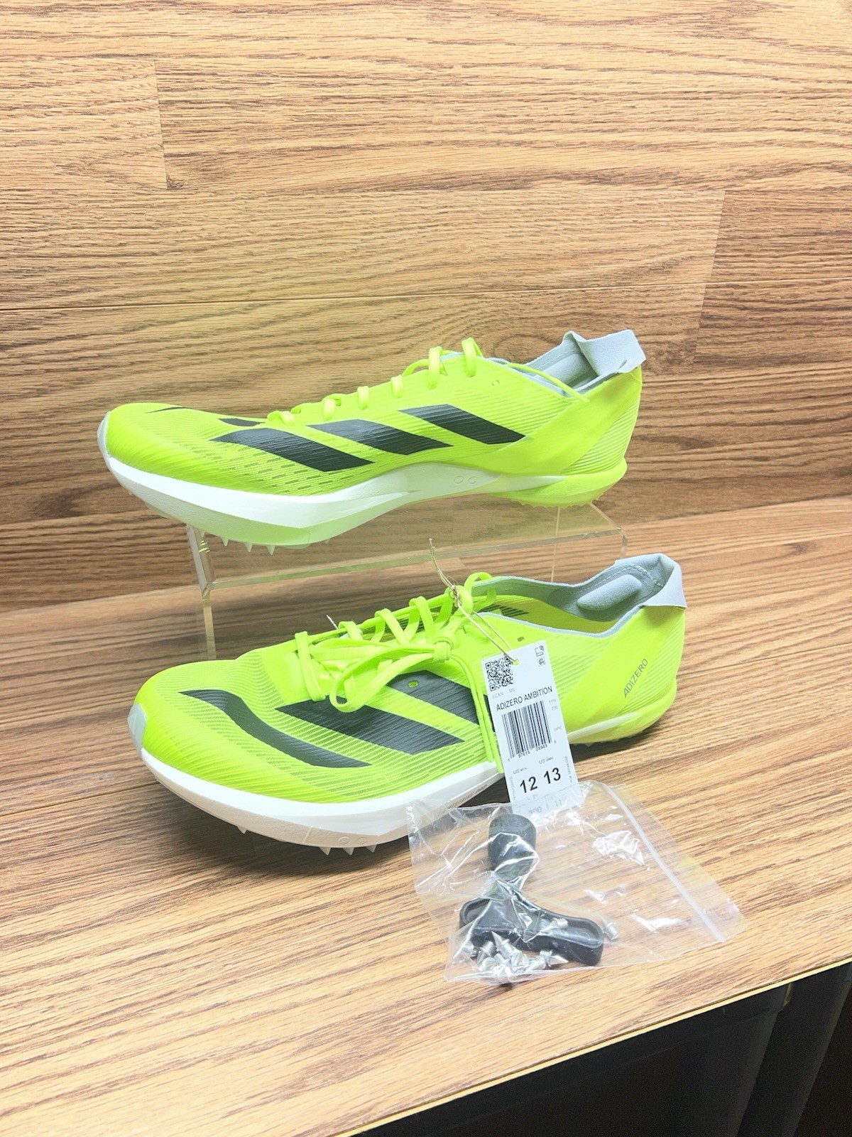 Adidas Adizero Ambition Lucid Lemon Core Black Halo Silver – IH5798 Size 12