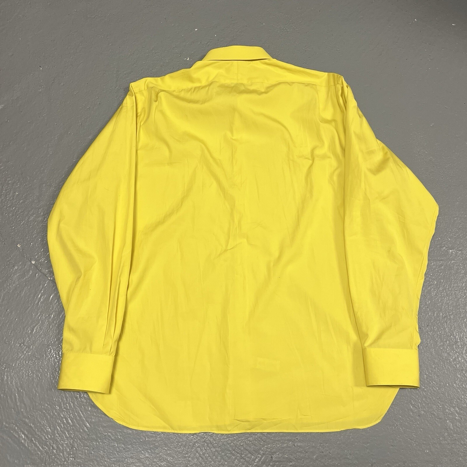 Purple Label Ralph Lauren Yellow Button Up Long Sleeve Shirt SIZE EXTRA LARGE