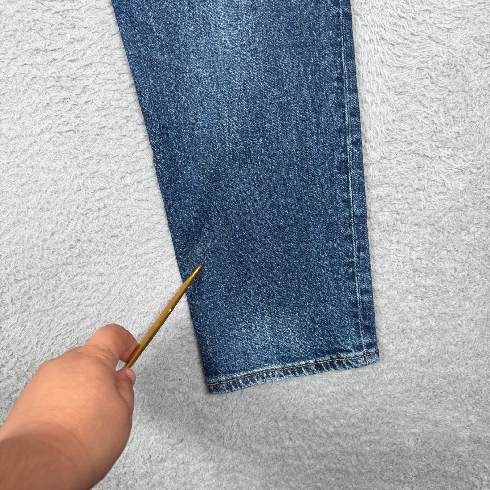 American Eagle Flex Straight Leg Jeans Mens 32×30 Blue Medium Wash Stretch Denim