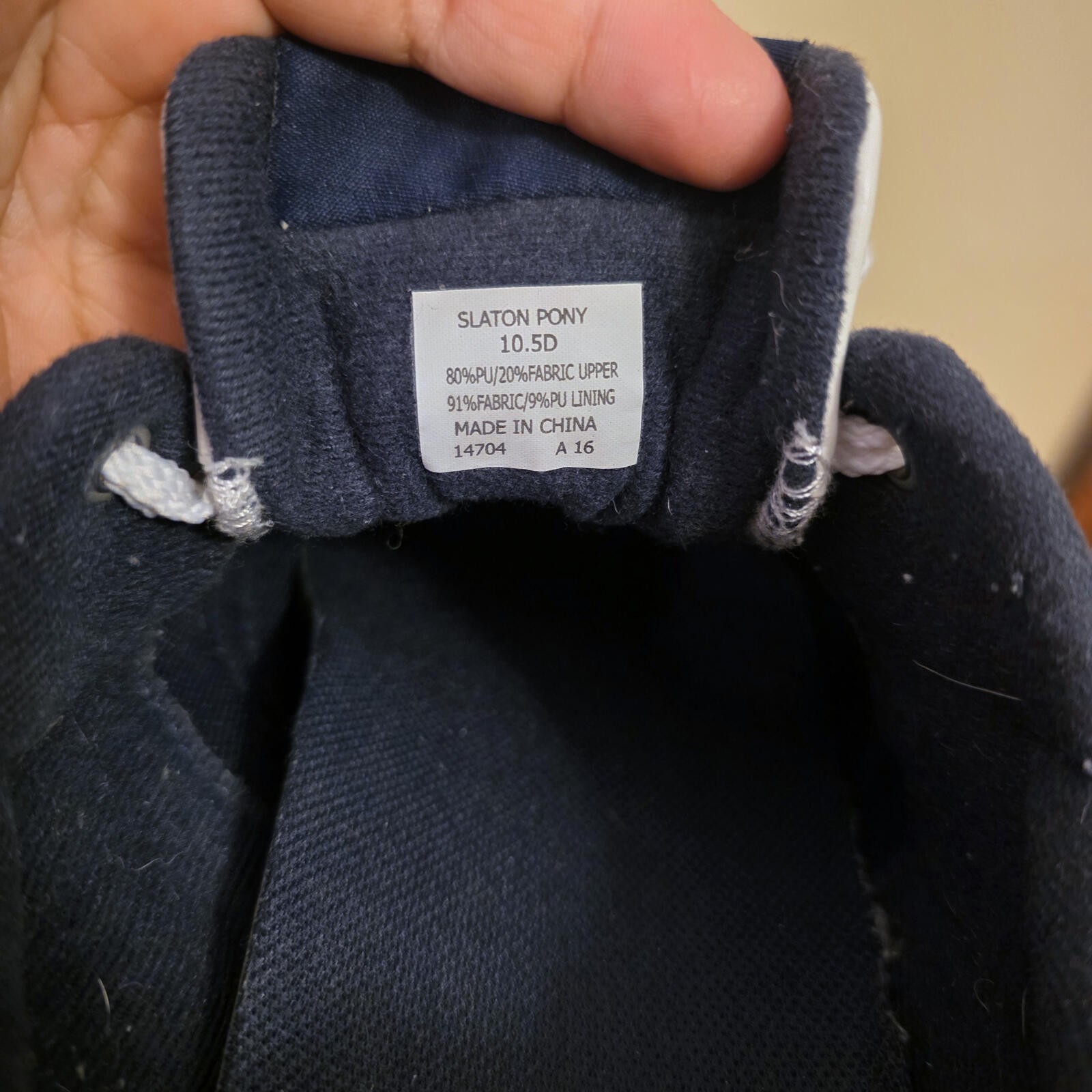 Polo Ralph Lauren Slaton Pony Sneaker Men 10.5 D Suede PU