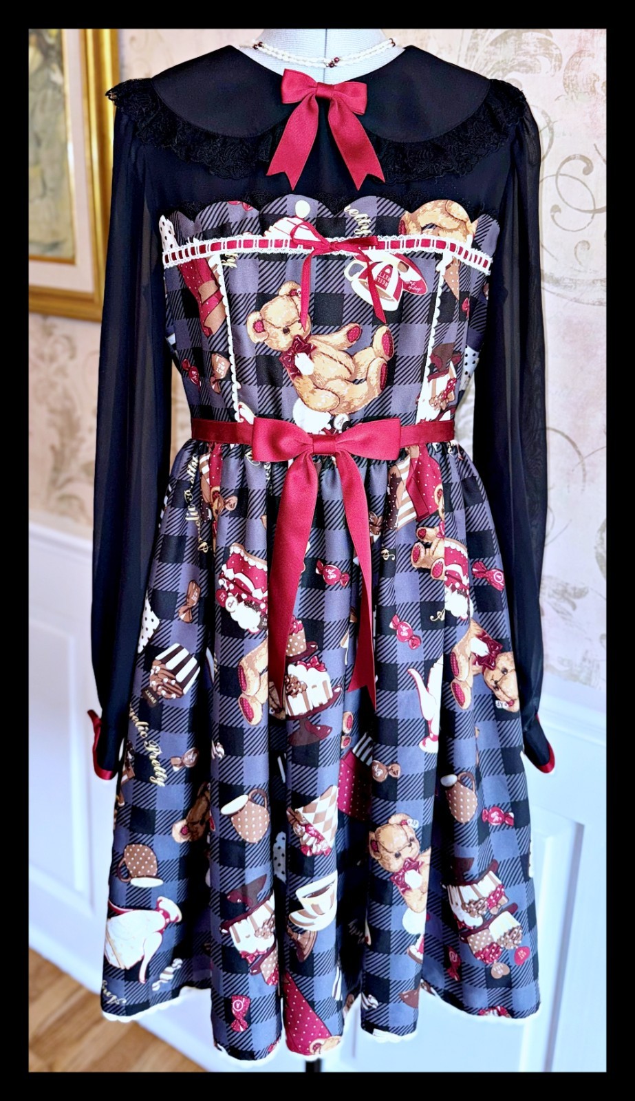 Angelic Pretty Dreaming Present OP Dress Sweet Lolita J Fashion Kawaii Japan